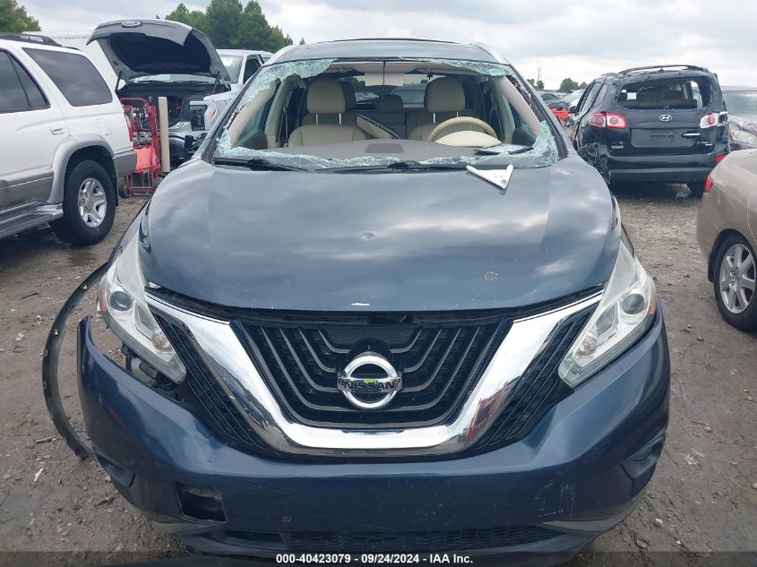 2017 Nissan Murano Platinum VIN: 5N1AZ2MGXHN140855 Lot: 40423079