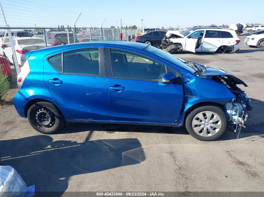 2014 Toyota Prius C Two VIN: JTDKDTB34E1572549 Lot: 40423086