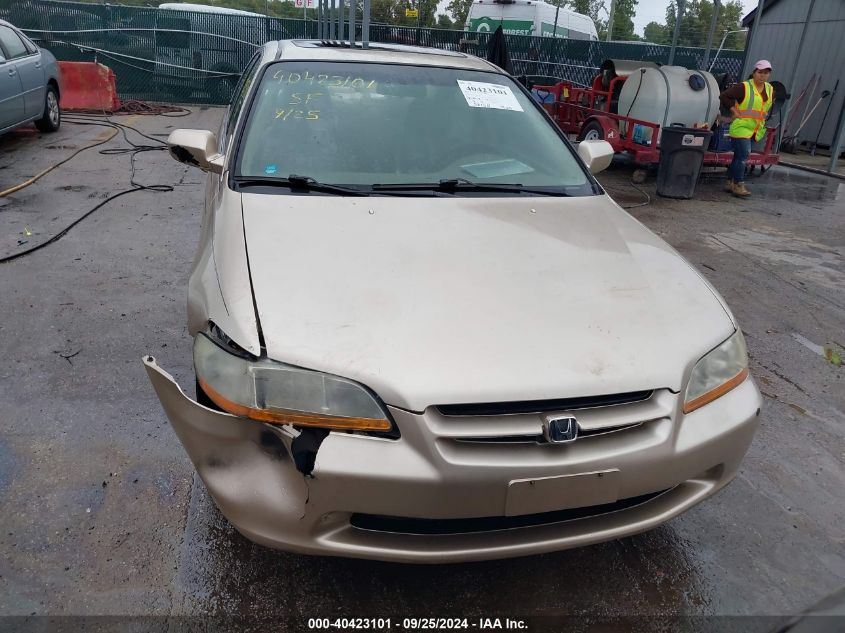 2000 Honda Accord 3.0 Ex VIN: 1HGCG1652YA019125 Lot: 40423101