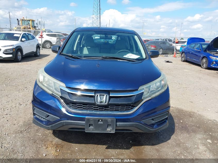 2015 Honda Cr-V Lx VIN: 3CZRM3H35FG700414 Lot: 40423115