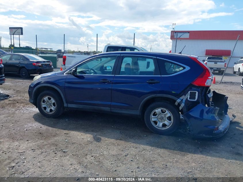 2015 Honda Cr-V Lx VIN: 3CZRM3H35FG700414 Lot: 40423115