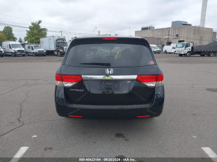 5FNRL5H68EB093346 2014 Honda Odyssey Exl