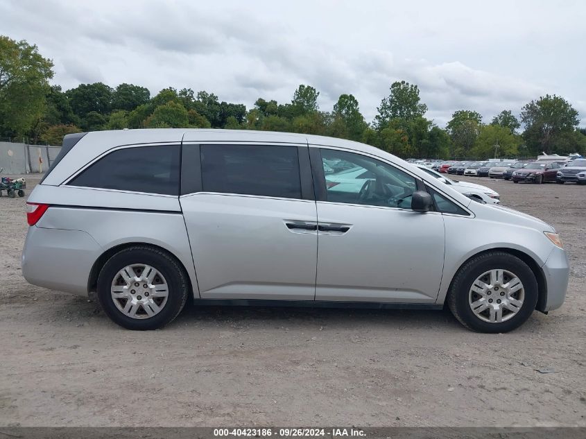 2013 Honda Odyssey Lx VIN: 5FNRL5H22DB083228 Lot: 40423186