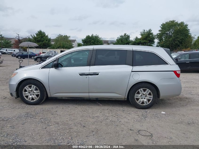 2013 Honda Odyssey Lx VIN: 5FNRL5H22DB083228 Lot: 40423186