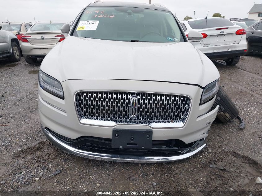 2021 Lincoln Nautilus Reserve VIN: 2LMPJ8K93MBL08323 Lot: 40423202