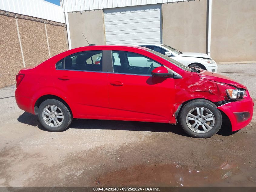 2015 Chevrolet Sonic Lt Auto VIN: 1G1JC5SH3F4111096 Lot: 40423240