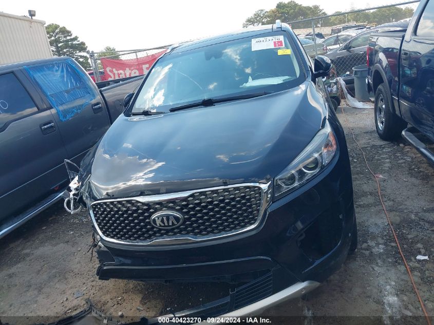 2018 Kia Sorento 3.3L Sx VIN: 5XYPK4A54JG369501 Lot: 40423270