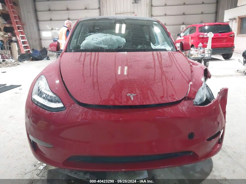 2021 Tesla Model Y Long Range Dual Motor All-Wheel Drive VIN: 5YJYGDEE8MF146356 Lot: 40423298