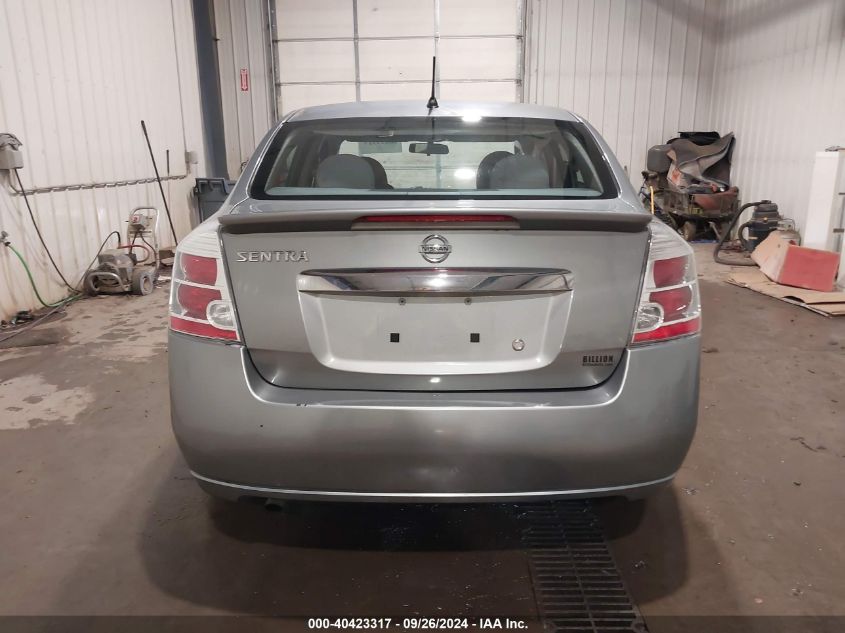 2012 Nissan Sentra 2.0 S VIN: 3N1AB6AP6CL717333 Lot: 40423317