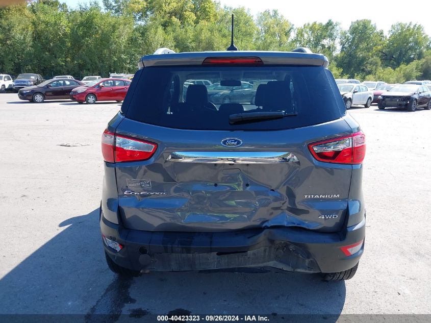 2018 Ford Ecosport Titanium VIN: MAJ6P1WL2JC206309 Lot: 40423323