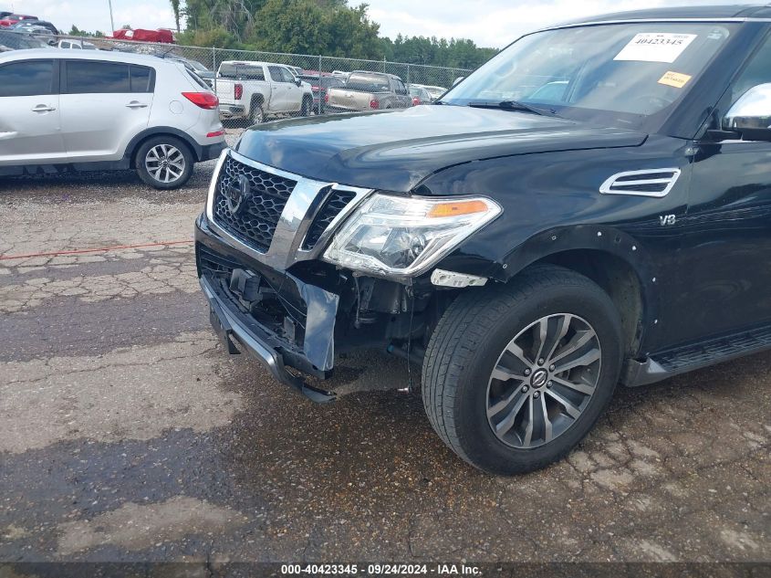 2020 Nissan Armada Sl 2Wd VIN: JN8AY2NDXLX017201 Lot: 40423345