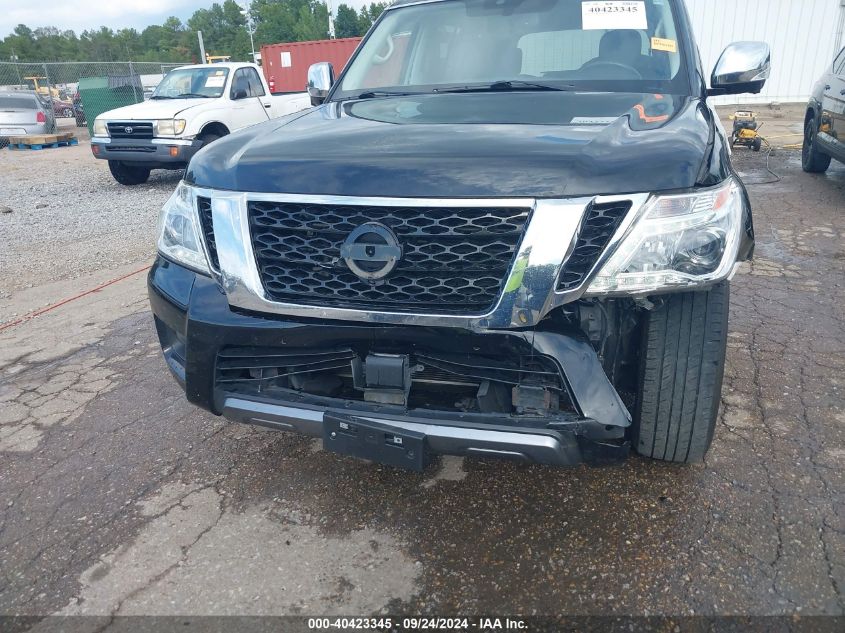 2020 Nissan Armada Sl 2Wd VIN: JN8AY2NDXLX017201 Lot: 40423345