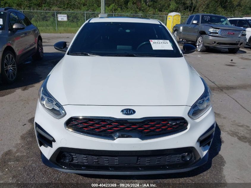 2021 Kia Forte Gt VIN: 3KPF44AC7ME413058 Lot: 40423369