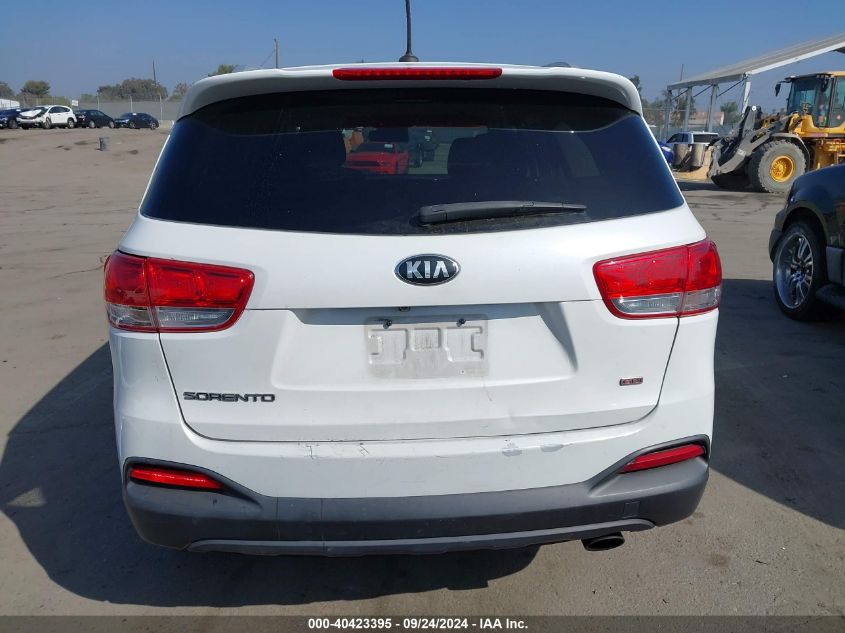 2016 KIA SORENTO 2.4L LX - 5XYPG4A30GG120153