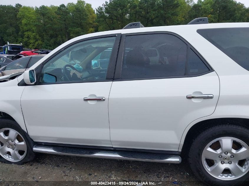 2006 Acura Mdx VIN: 2HNYD18646H500439 Lot: 40423415