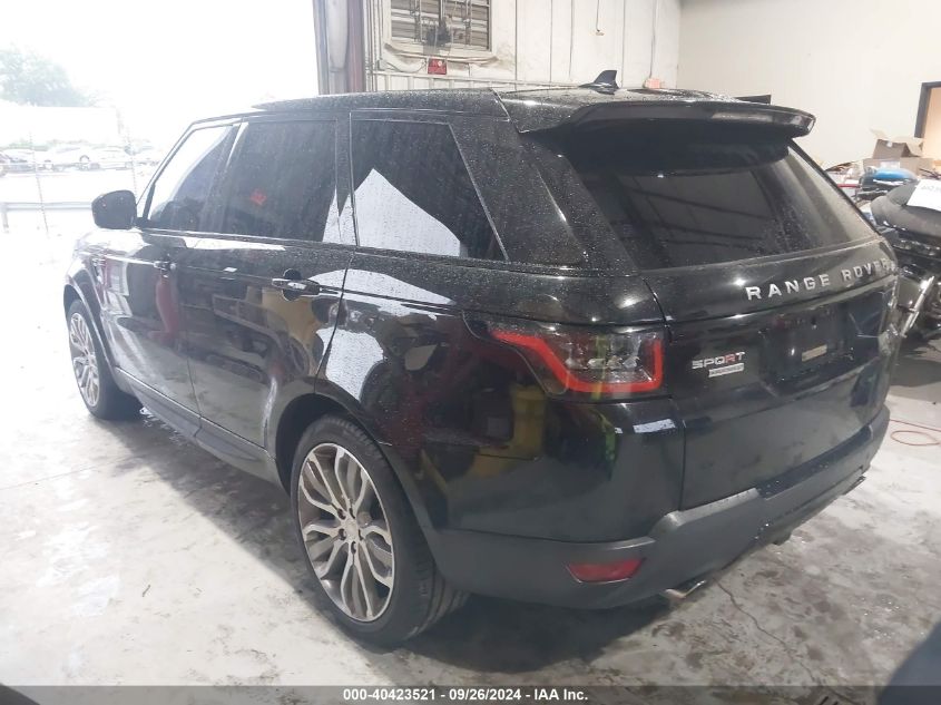 2015 Rang Range Rover Sport 4W 5.0L V8 Supercharged VIN: SALWR2TF3FA518370 Lot: 40423521