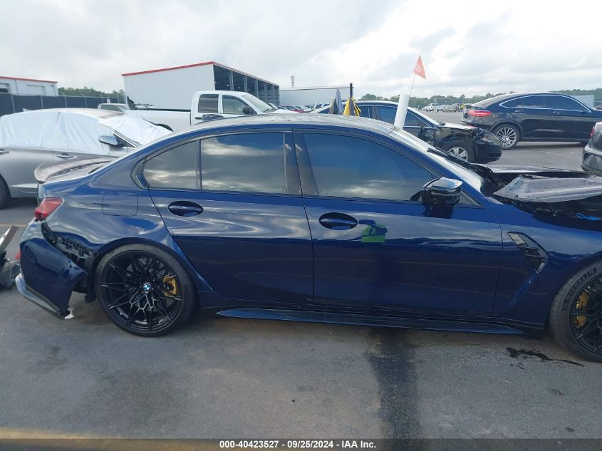 2022 BMW M3 Competition xDrive VIN: WBS43AY09NFM67417 Lot: 40423527