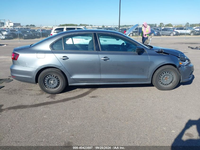 2016 Volkswagen Jetta 1.4T S VIN: 3VW267AJ0GM348568 Lot: 40423587