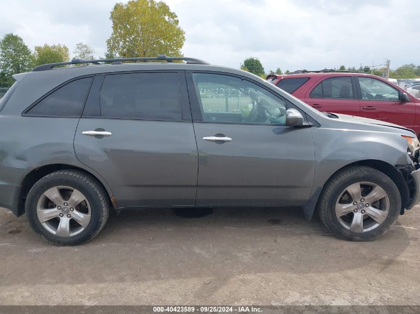 2007 Acura Mdx Sport Package VIN: 2HNYD28847H504998 Lot: 40423589