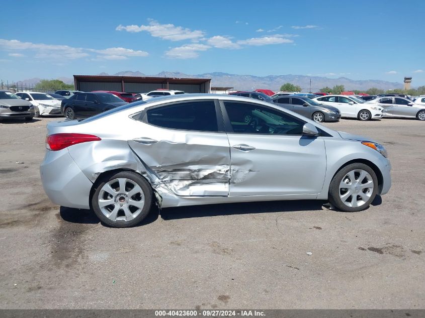 2012 Hyundai Elantra Limited (Ulsan Plant) VIN: KMHDH4AE3CU213755 Lot: 40423600