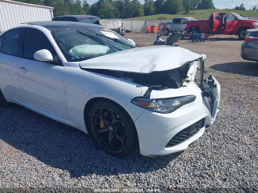 2018 Alfa Romeo Giulia Ti Sport Rwd VIN: ZARFAECN2J7581589 Lot: 40423601