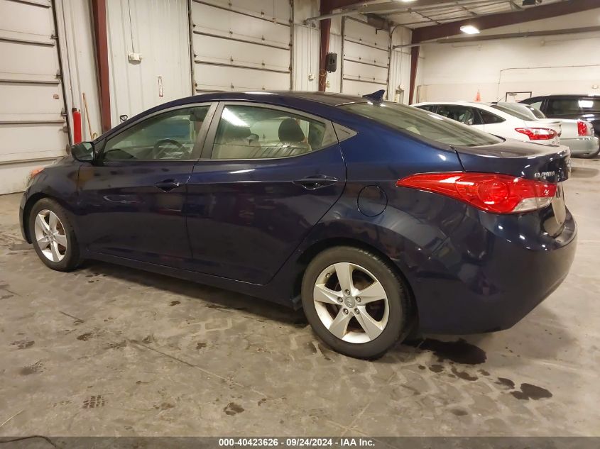 2013 Hyundai Elantra Gls VIN: 5NPDH4AE3DH369911 Lot: 40423626