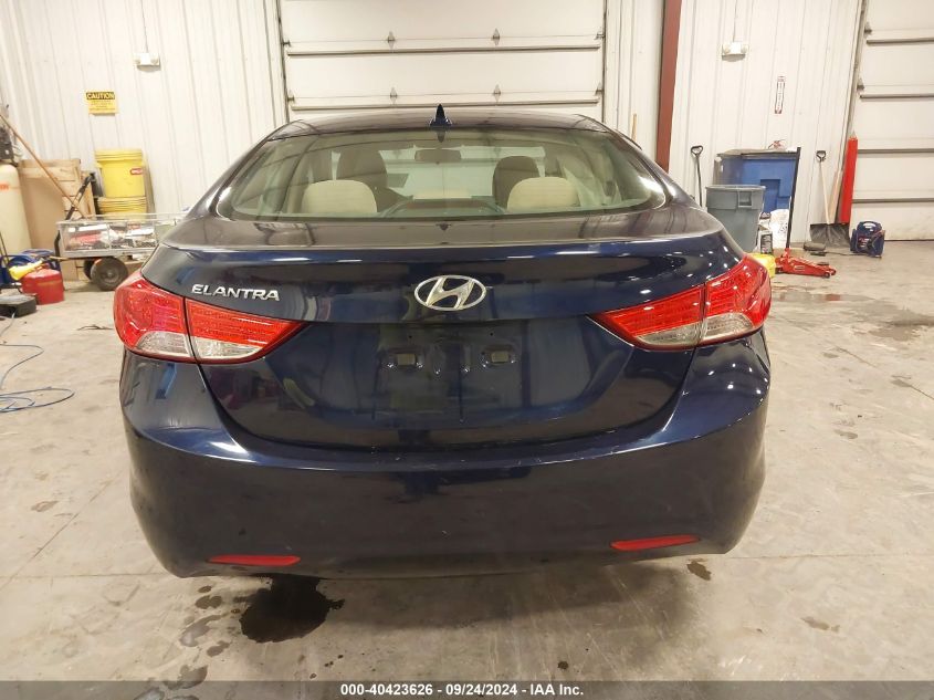 2013 Hyundai Elantra Gls VIN: 5NPDH4AE3DH369911 Lot: 40423626