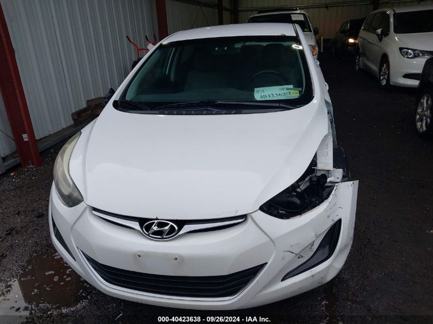 2015 Hyundai Elantra Se VIN: 5NPDH4AE0FH648509 Lot: 40423638