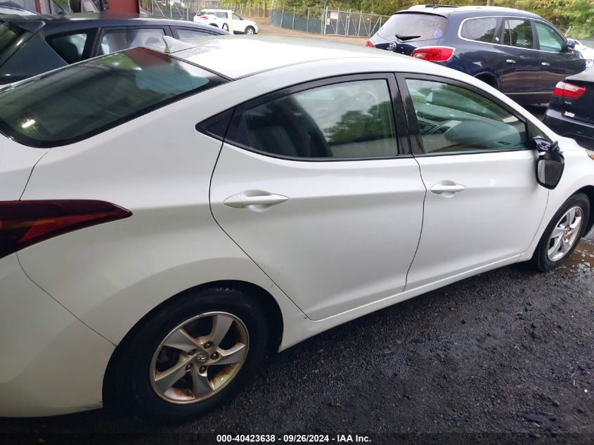 2015 Hyundai Elantra Se VIN: 5NPDH4AE0FH648509 Lot: 40423638