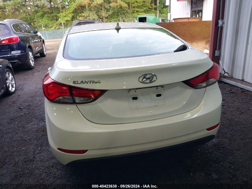 2015 Hyundai Elantra Se VIN: 5NPDH4AE0FH648509 Lot: 40423638