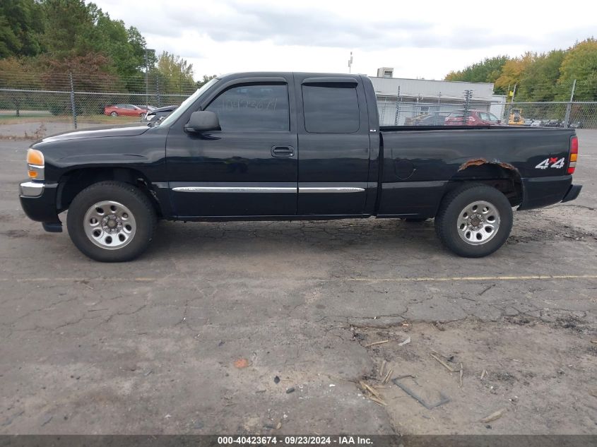 2007 GMC Sierra 1500 Classic Sle1 VIN: 1GTEK19V27E195391 Lot: 40423674