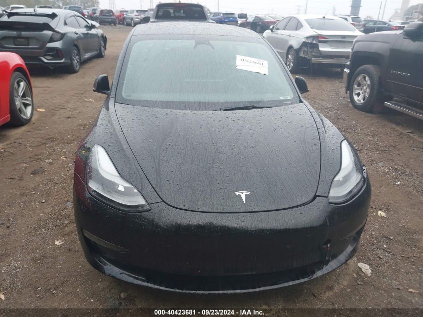 2023 Tesla Model 3 Rear-Wheel Drive VIN: 5YJ3E1EA0PF485774 Lot: 40423681