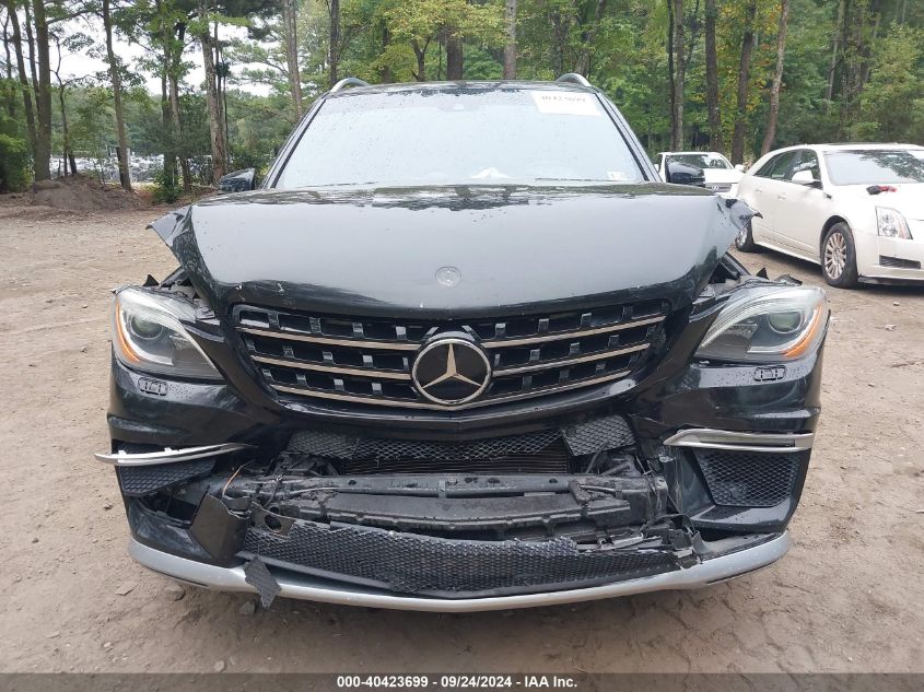 2012 Mercedes-Benz Ml 63 Amg 4Matic VIN: 4JGDA7EB7CA089335 Lot: 40423699