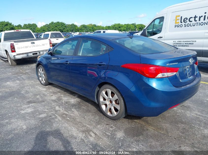 2013 Hyundai Elantra Limited VIN: KMHDH4AE4DU997543 Lot: 40423760