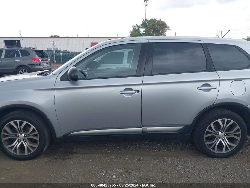 2016 Mitsubishi Outlander Es VIN: JA4AZ3A30GZ039840 Lot: 40423765