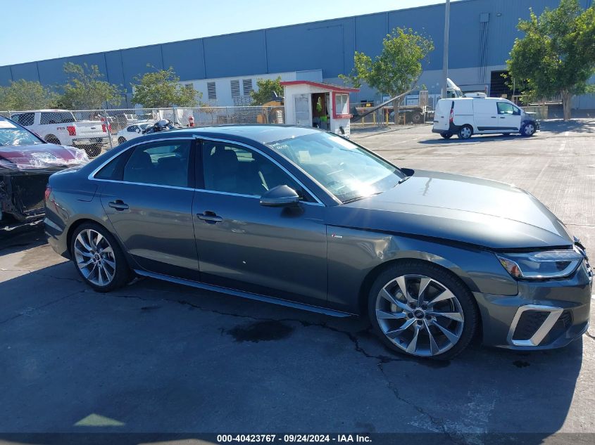 2020 Audi A4 Premium Plus 45 Tfsi Quattro S Tronic VIN: WAUENAF42LN008807 Lot: 40423767