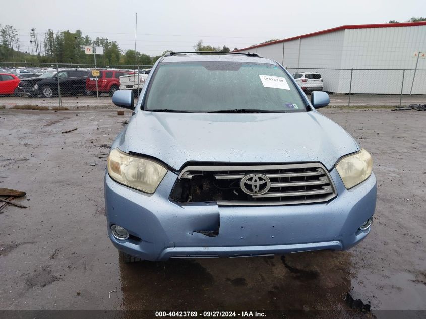 2008 Toyota Highlander VIN: JTEES41A282095087 Lot: 40423769