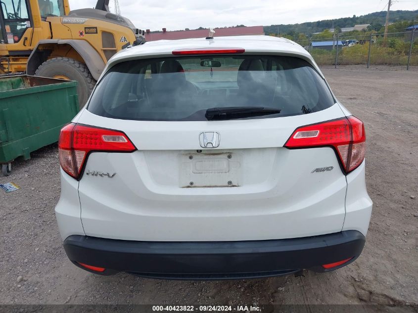 2016 Honda Hr-V Lx VIN: 3CZRU6H31GM716016 Lot: 40423822