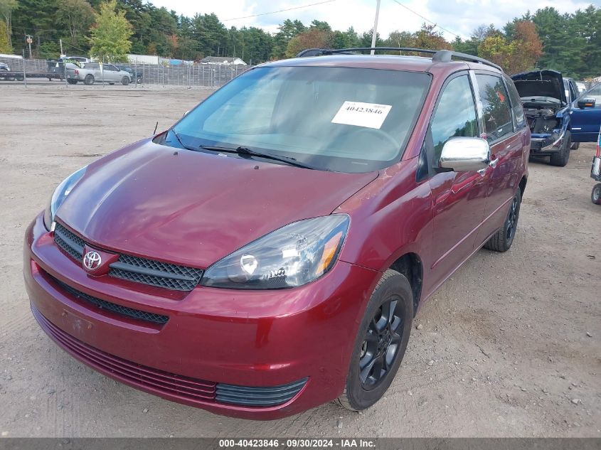 2005 Toyota Sienna Le VIN: 5TDBA23C75S052527 Lot: 40423846