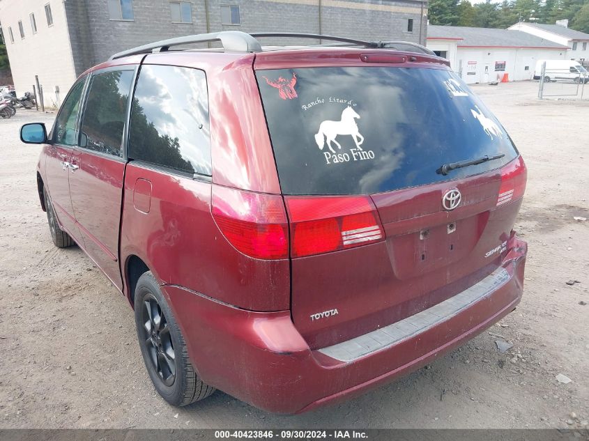 2005 Toyota Sienna Le VIN: 5TDBA23C75S052527 Lot: 40423846