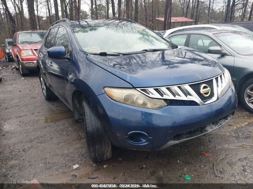 2009 Nissan Murano S VIN: JN8AZ18W09W201890 Lot: 40423858