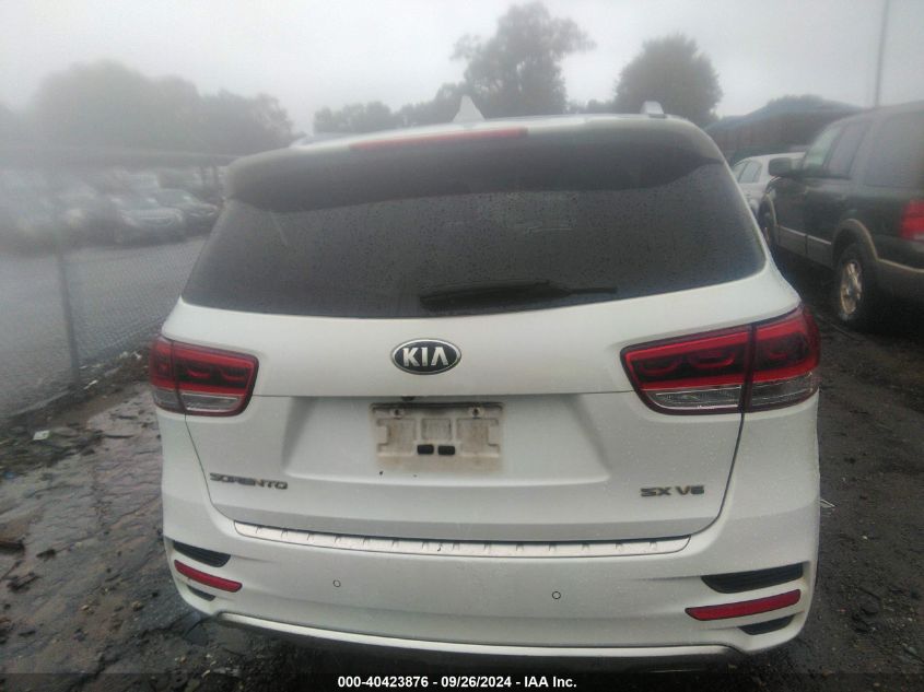 2018 Kia Sorento 3.3L Sx VIN: 5XYPK4A59JG408051 Lot: 40423876