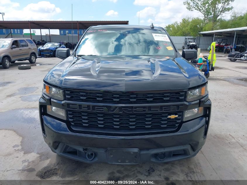 2021 Chevrolet Silverado 1500 2Wd Short Bed Custom VIN: 3GCPWBEK6MG260682 Lot: 40423880