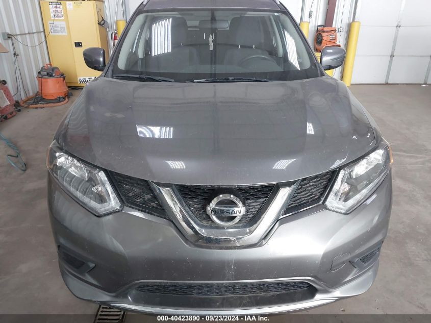 2016 Nissan Rogue Sv VIN: KNMAT2MV6GP732129 Lot: 40423890