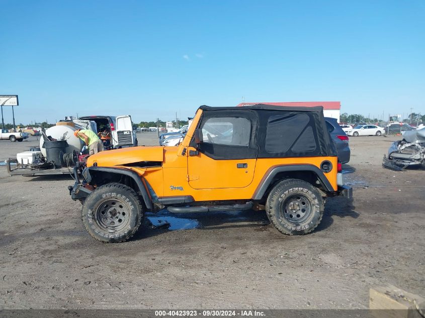 1997 Jeep Wrangler Se VIN: 1J4FY29P7VP524432 Lot: 40423923