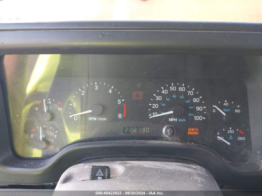 1997 Jeep Wrangler Se VIN: 1J4FY29P7VP524432 Lot: 40423923