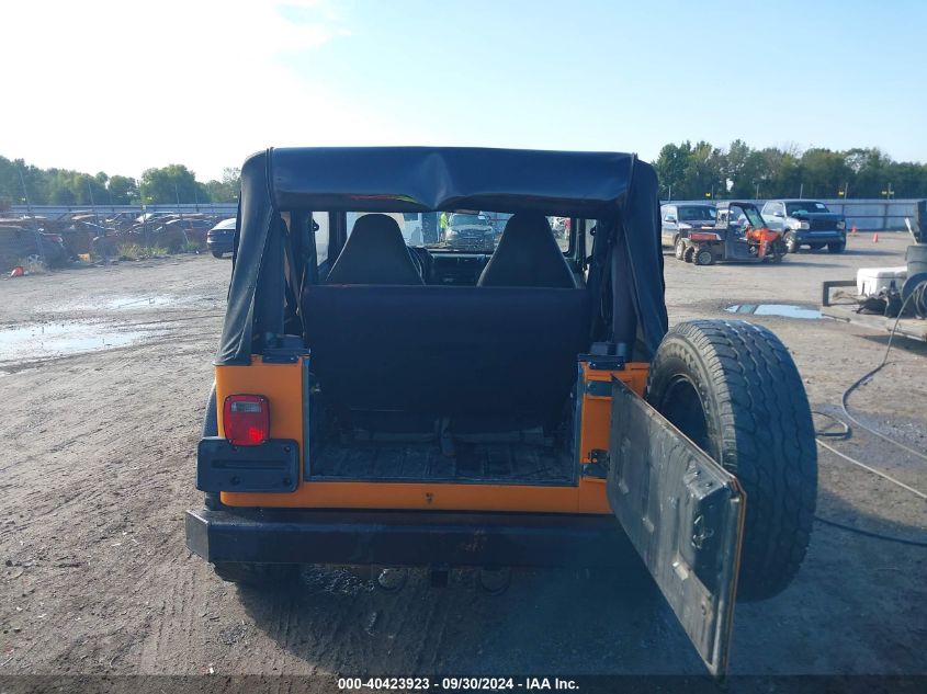 1997 Jeep Wrangler Se VIN: 1J4FY29P7VP524432 Lot: 40423923