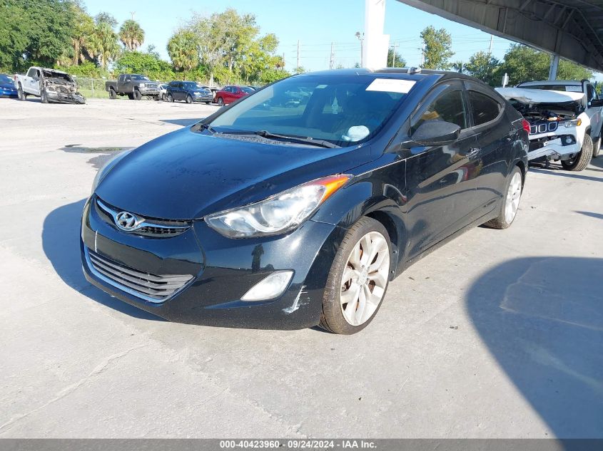 2013 Hyundai Elantra Gls VIN: 5NPDH4AE7DH449907 Lot: 40423960