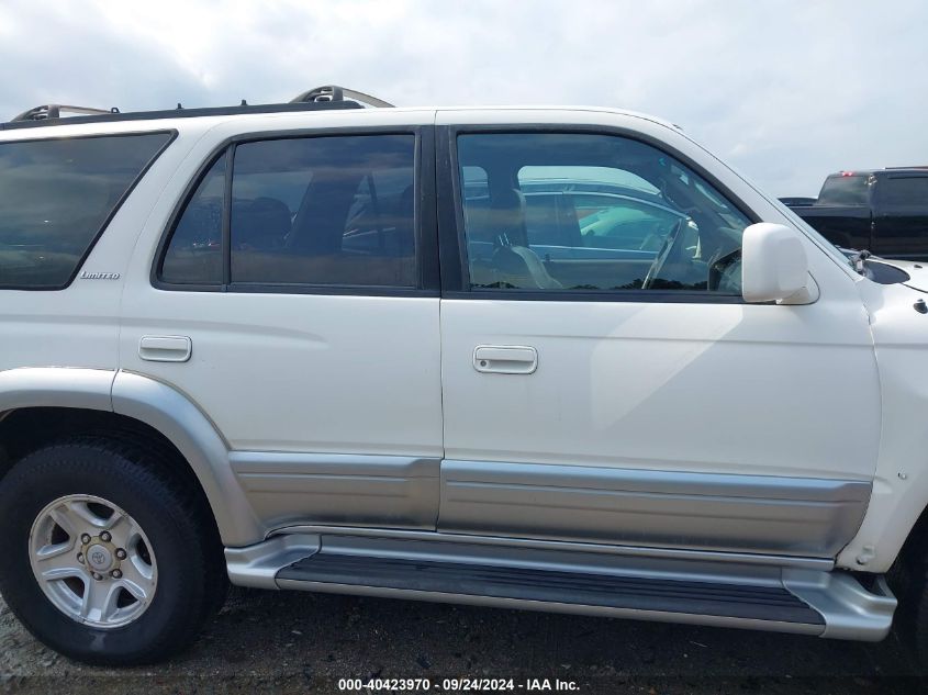 2000 Toyota 4Runner Limited V6 VIN: JT3HN87R1Y0265825 Lot: 40423970