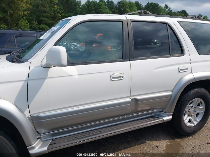 2000 Toyota 4Runner Limited V6 VIN: JT3HN87R1Y0265825 Lot: 40423970